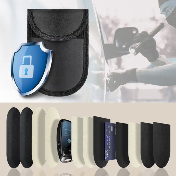 TECH-PROTECT KLR100 POUCH KEYLESS RFID SIGNAL BLOCKER CASE BLACK/BLACK - Image 2