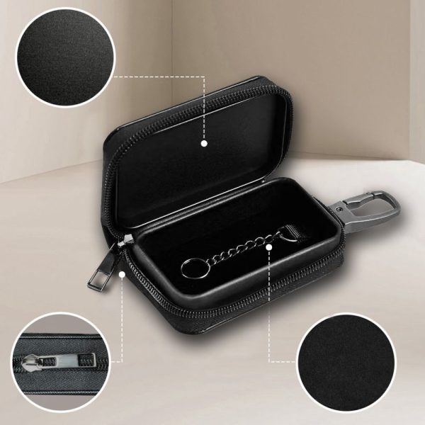 TECH-PROTECT KLR300 POUCH KEYLESS RFID SIGNAL BLOCKER CASE BLACK/BLACK - Image 3