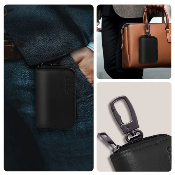 Θήκη Κλειδιών Αυτοκινήτου Tech-Protect KLR300 RFID Signal Blocker Black - Image 6