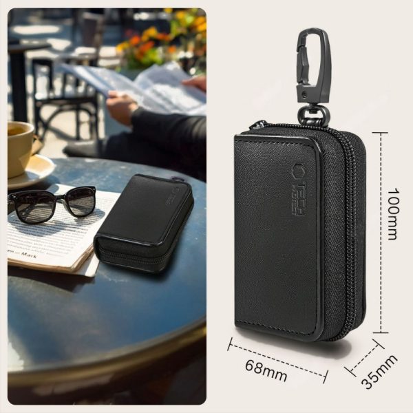TECH-PROTECT KLR300 POUCH KEYLESS RFID SIGNAL BLOCKER CASE BLACK/BLACK - Image 7