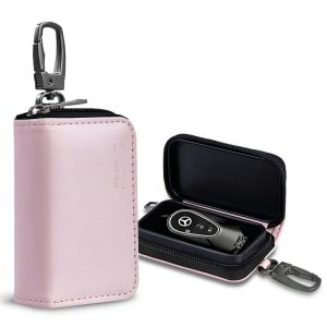 KLATKA FARADAYA TECH-PROTECT KLR300 POUCH KEYLESS RFID SIGNAL BLOCKER CASE PINK