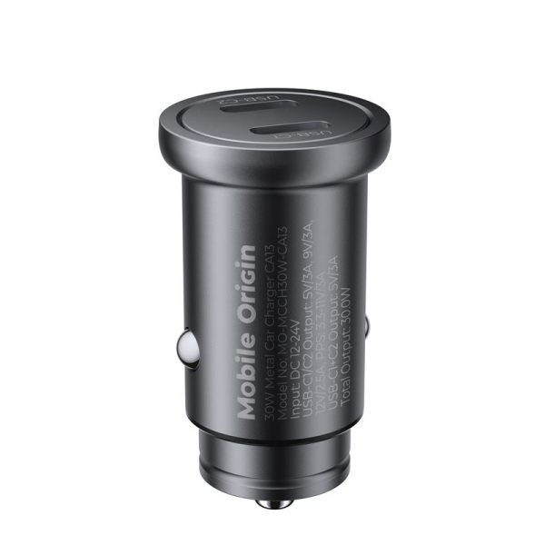 Mobile Origin Metal Car Charger 30W CA13 - 2x USB-C (MO-MCCH30W-CA13) - Image 4