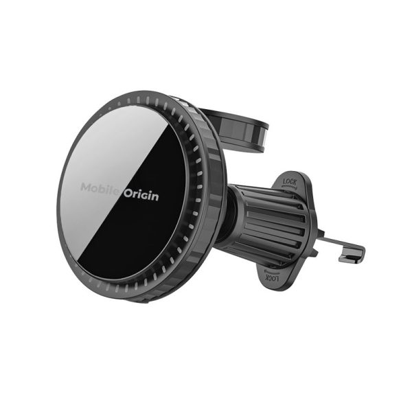 Mobile Origin Wireless Car Vent Charger CA18 Apple Watch/iPhone MagSafe Compatible (MO-WCVCH-CA18) - Image 3