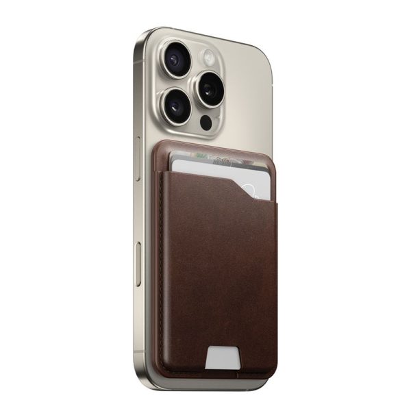 Nomad Leather Mag Wallet with Find My Tracking Brown (NM011758858) - Image 7