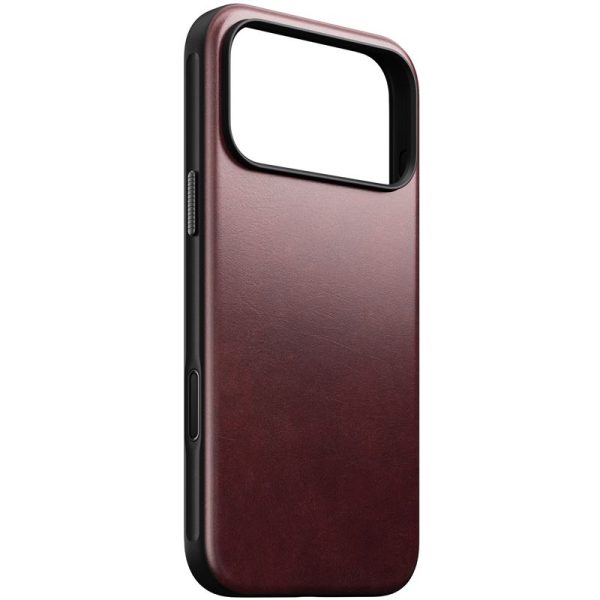 Nomad Modern Leather Case burgundy (Horween)-Apple iPhone 17 Pro Max (NM011840858) - Image 5