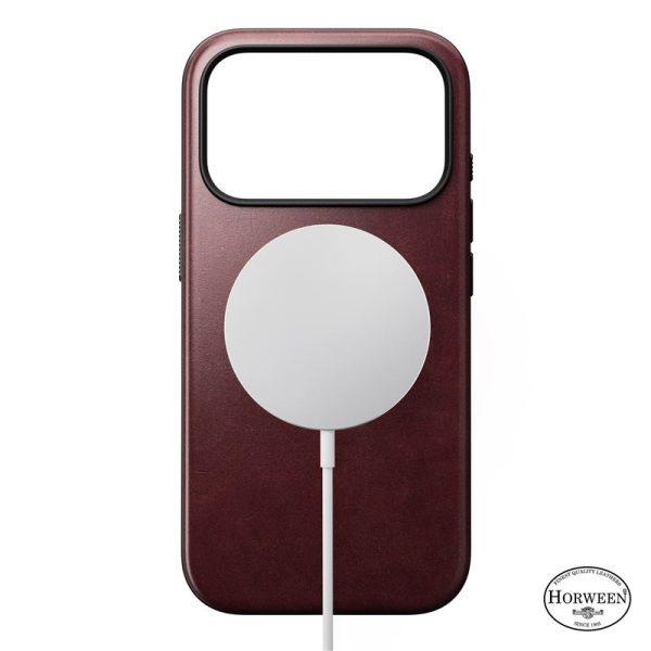 Nomad Modern Leather Case burgundy (Horween)-Apple iPhone 17 Pro (NM011857858) - Image 3