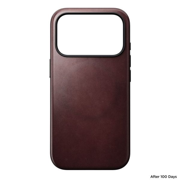 Nomad Modern Leather Case burgundy (Horween)-Apple iPhone 17 Pro (NM011857858) - Image 4