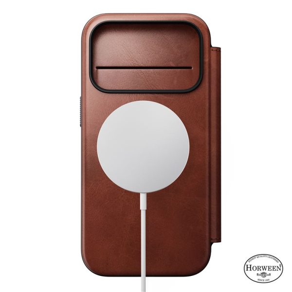 Nomad Modern Leather Folio olde dublin (Horween)-Apple iPhone 17 Pro (NM014094858) - Image 10