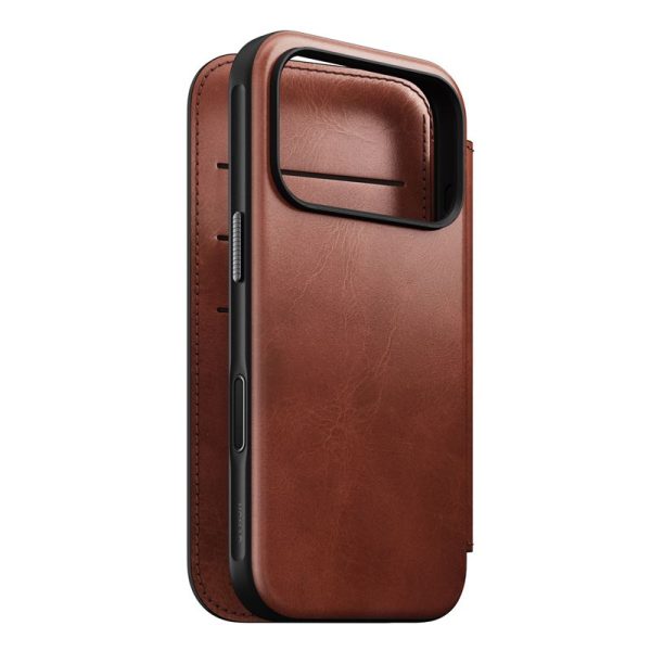 Nomad Modern Leather Folio olde dublin (Horween)-Apple iPhone 17 Pro (NM014094858) - Image 13