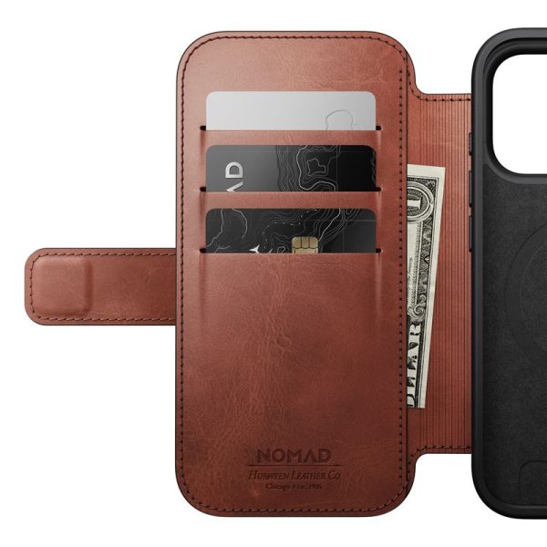 Nomad Modern Leather Folio olde dublin (Horween)-Apple iPhone 17 Pro (NM014094858) - Image 16