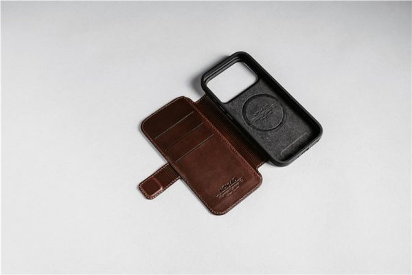 Nomad Modern Leather Folio rustic brown (Horween)-Apple iPhone 17 Pro Max (NM014100858) - Image 6
