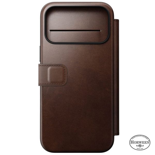 Nomad Modern Leather Folio rustic brown (Horween)-Apple iPhone 17 Pro Max (NM014100858) - Image 16