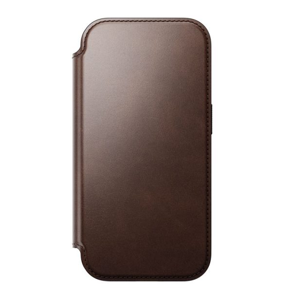 Nomad Modern Leather Folio rustic brown (Horween)-Apple iPhone 17 Pro (NM014155858) - Image 19