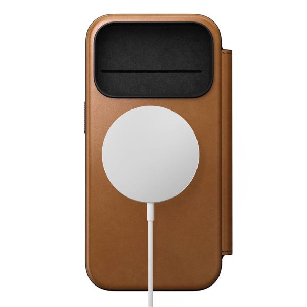Nomad Modern Leather Folio english tan-Apple iPhone 17 Pro (NM014179858) - Image 5