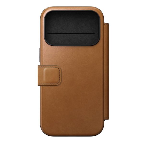 Nomad Modern Leather Folio english tan-Apple iPhone 17 Pro (NM014179858) - Image 6