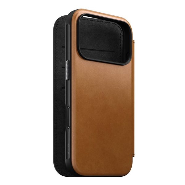 Nomad Modern Leather Folio english tan-Apple iPhone 17 Pro (NM014179858) - Image 8