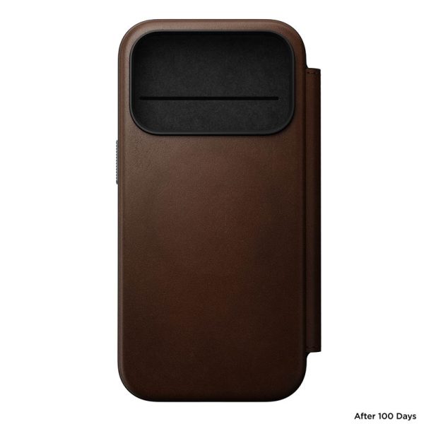 Nomad Modern Leather Folio brown-Apple iPhone 17 Pro (NM014186858) - Image 6