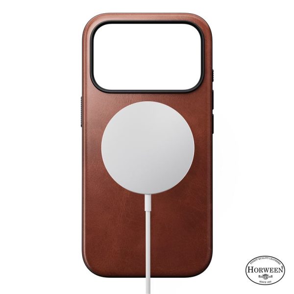 Nomad Modern Leather Case olde Dublin (Horween)-Apple iPhone 17 Pro (NM014230858) - Image 6