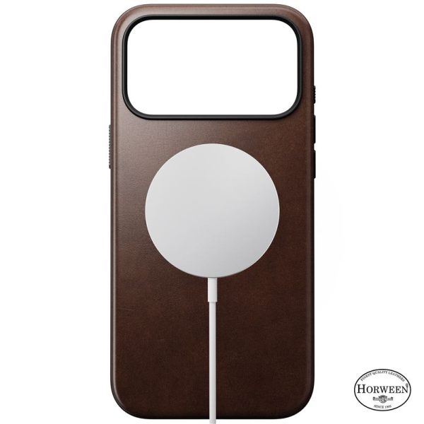Nomad Modern Leather Case rustic brown (Horween)-Apple iPhone 17 Pro Max (NM014247858) - Image 3