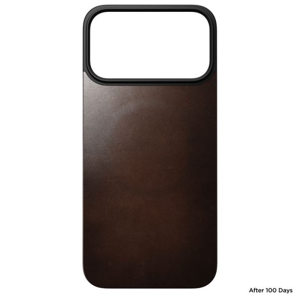 Nomad Magnetic Leather Back rustic brown (Horween) Magsafe-Apple iPhone 17 Pro Max (NM014384858) - Image 18