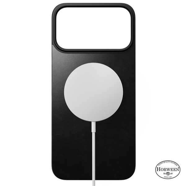 Nomad Magnetic Leather Back black (Horween) Magsafe-Apple iPhone 17 Pro Max (NM014391858) - Image 6