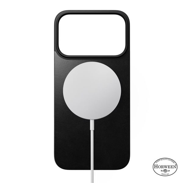 Nomad Magnetic Leather Back black (Horween) Magsafe-Apple iPhone 17 Pro (NM014414858) - Image 12