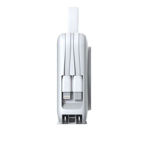 Mobile Origin Powerbank & Travel Charger Lightning/USB-C Cable MagSafe/AW/iPhone Compatible white (PBT-03L-WHT) - Image 9
