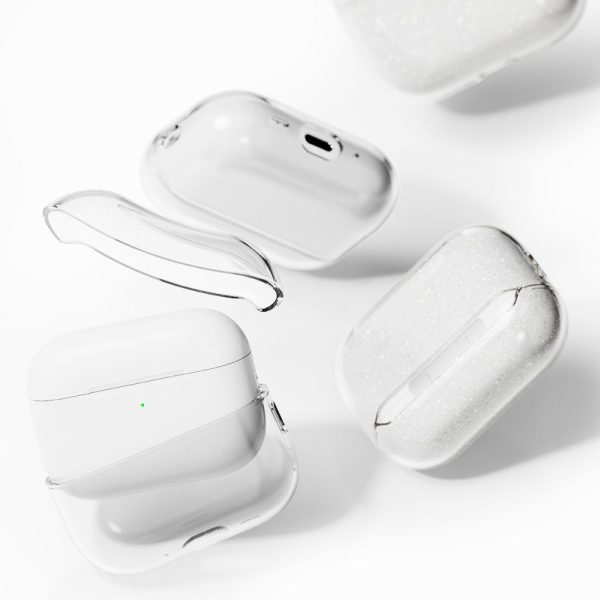RINGKE AIR APPLE AIRPODS PRO 3 GLITTER CLEAR - Image 2