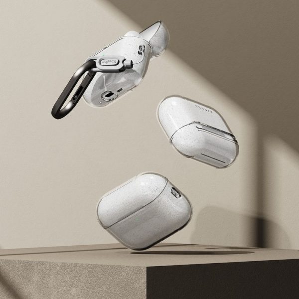 RINGKE AIR APPLE AIRPODS PRO 3 GLITTER CLEAR - Image 4
