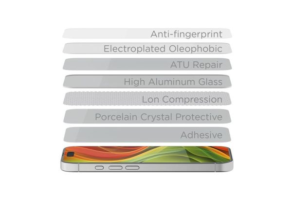 Mobile Origin Screen Guard with easy applicator case friendly 2 pack-Apple iPhone 17 (SGA-i17-2pk) - Image 10