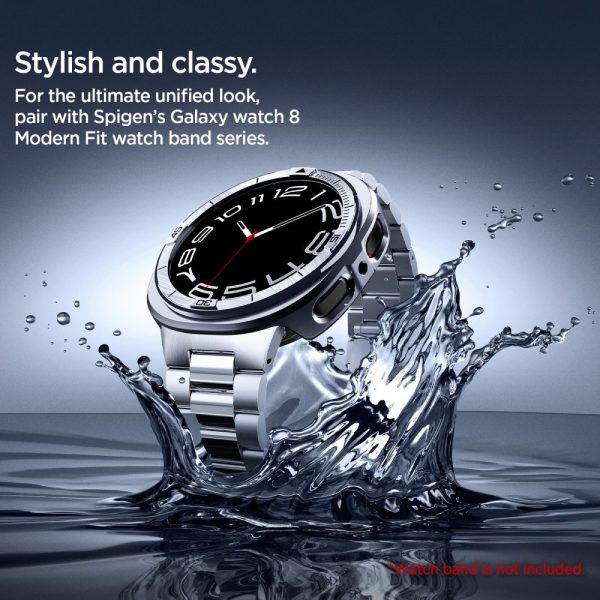 SPIGEN BEZEL TUNE PRO PILOT SAMSUNG GALAXY WATCH 8 44MM SILVER (ACS10011) - Image 14