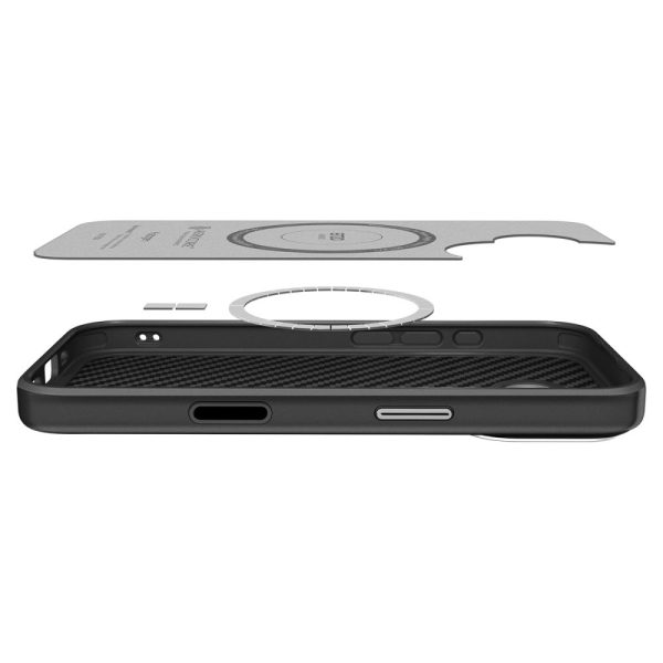 SPIGEN ENZO ARAMID ”T” MAG MAGSAFE IPHONE 17 BLACK/SILVER (ACS09989) - Image 8