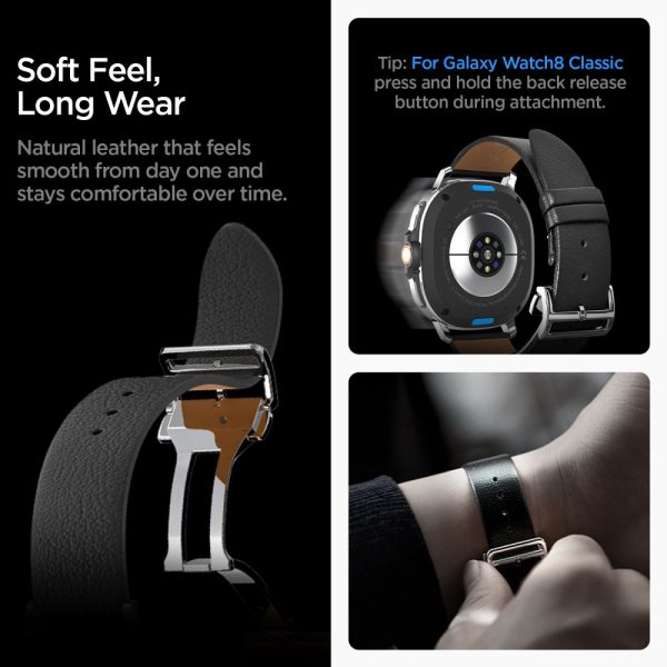 SPIGEN ENZO SAMSUNG GALAXY WATCH 8/CLASSIC 40/44/46MM BLACK (AMP10119) - Image 10