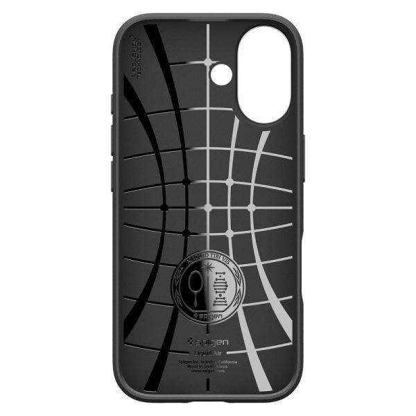 Spigen Liquid Air Matte Black-Apple iPhone 17 (ACS10369) - Image 3