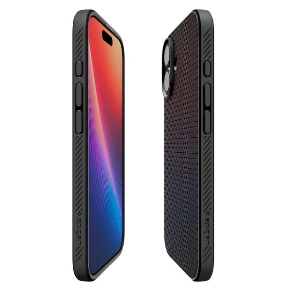 Spigen Liquid Air Matte Black-Apple iPhone 17 (ACS10369) - Image 7