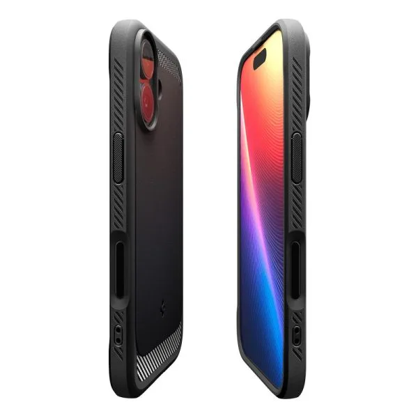 Θήκη Spigen Rugged Armor MagSafe για iPhone 17 - Matte Black (ACS10367) - Image 6