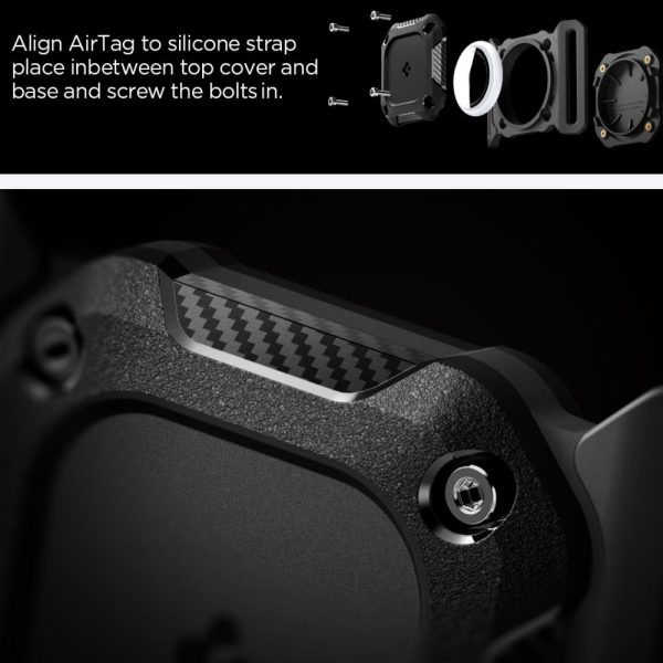 SPIGEN TOUGH ARMOR APPLE AIRTAG 1 / 2 FOR PET COLLAR BLACK (ACS09780) - Image 9