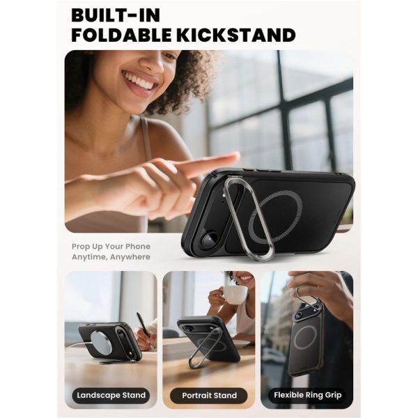 SUPCASE IBLSN ARES FLIP MAG MAGSAFE IPHONE 17 AIR BLACK - Image 5