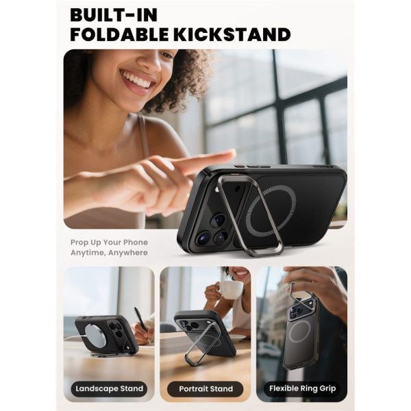 SUPCASE IBLSN ARES FLIP MAG MAGSAFE IPHONE 17 PRO BLACK - Image 5