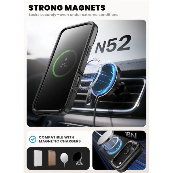 SUPCASE IBLSN ARES FLIP MAG MAGSAFE IPHONE 17 PRO BLACK - Image 6