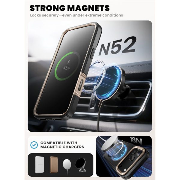 SUPCASE IBLSN ARES FLIP MAG MAGSAFE IPHONE 17 PRO MAX DESERT GOLD - Image 6