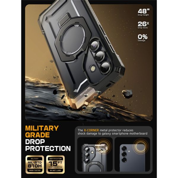 SUPCASE UB GRIP MAG MAGSAFE GALAXY S25 FE BLACK - Image 3