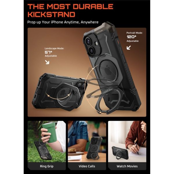 SUPCASE UB GRIP MAG MAGSAFE IPHONE 17 BLACK - Image 4