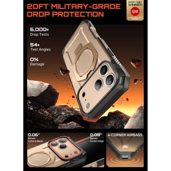 SUPCASE UB GRIP PRO MAG MAGSAFE IPHONE 17 PRO MAX DESERT GOLD - Image 3