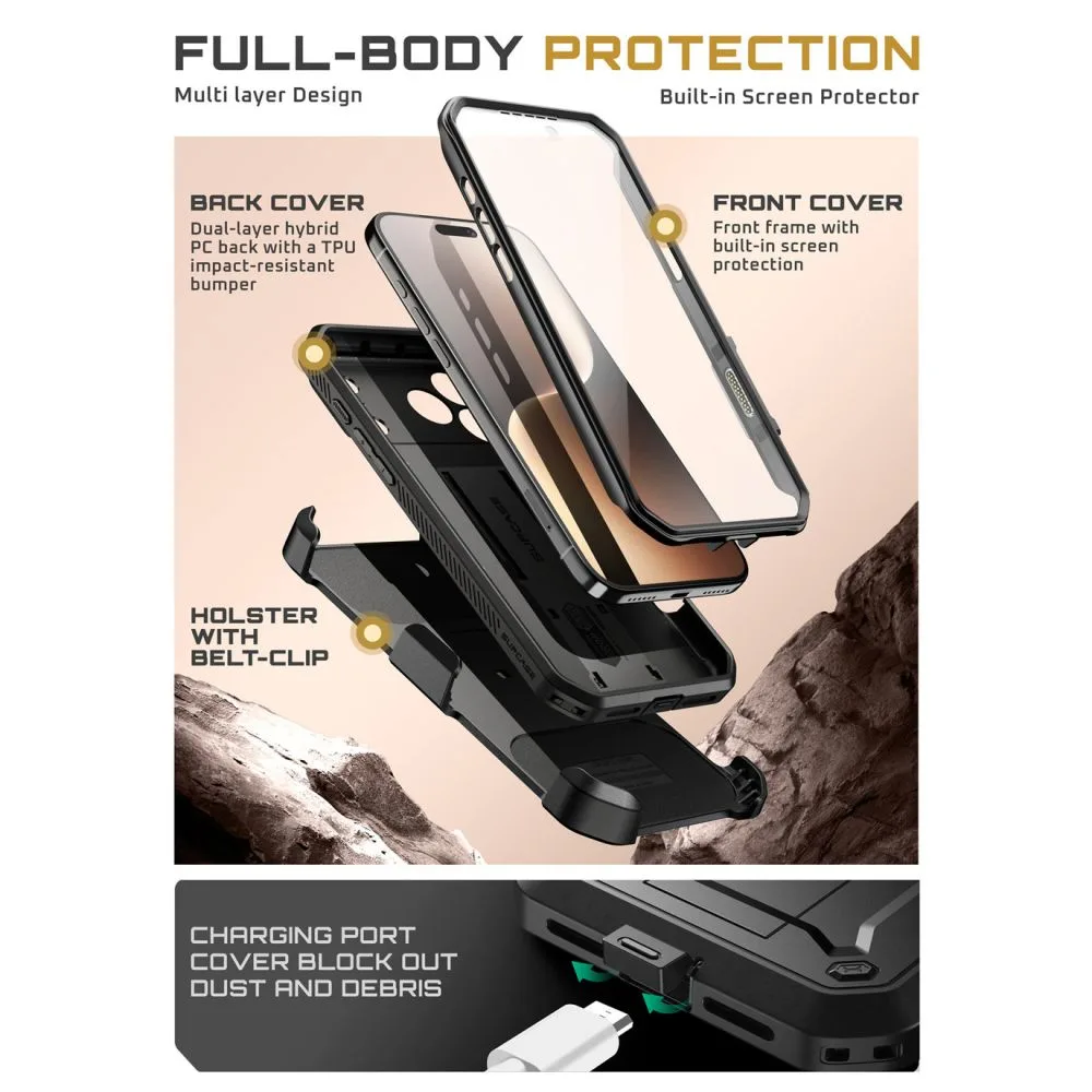 SUPCASE UB PRO IPHONE 17 PRO MAX BLACK - Image 3