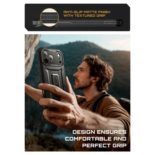 SUPCASE UB PRO IPHONE 17 PRO MAX BLACK - Image 5