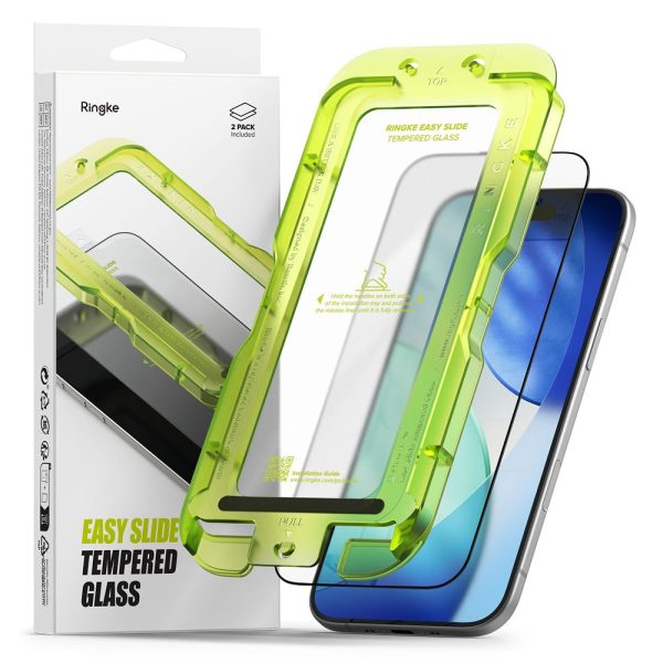 SZKŁO HARTOWANE RINGKE EASY SLIDE 2-PACK IPHONE 17 AIR BLACK