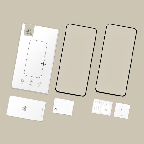 TECH-PROTECT GLASS FIT+ 2-PACK GALAXY S25 FE BLACK - Image 7
