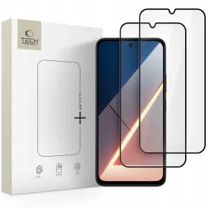 Τζάμι Προστασίας Xiaomi Poco M7 Tech-Protect Glass Fit+ 2-Pack Black