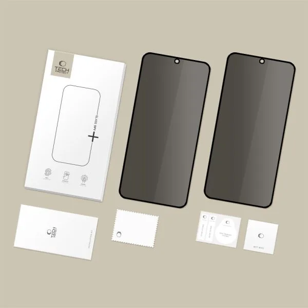 Privacy Τζάμι Προστασίας Samsung Galaxy S25 FE Tech-Protect Glass Spy+ 2-Pack - Image 7